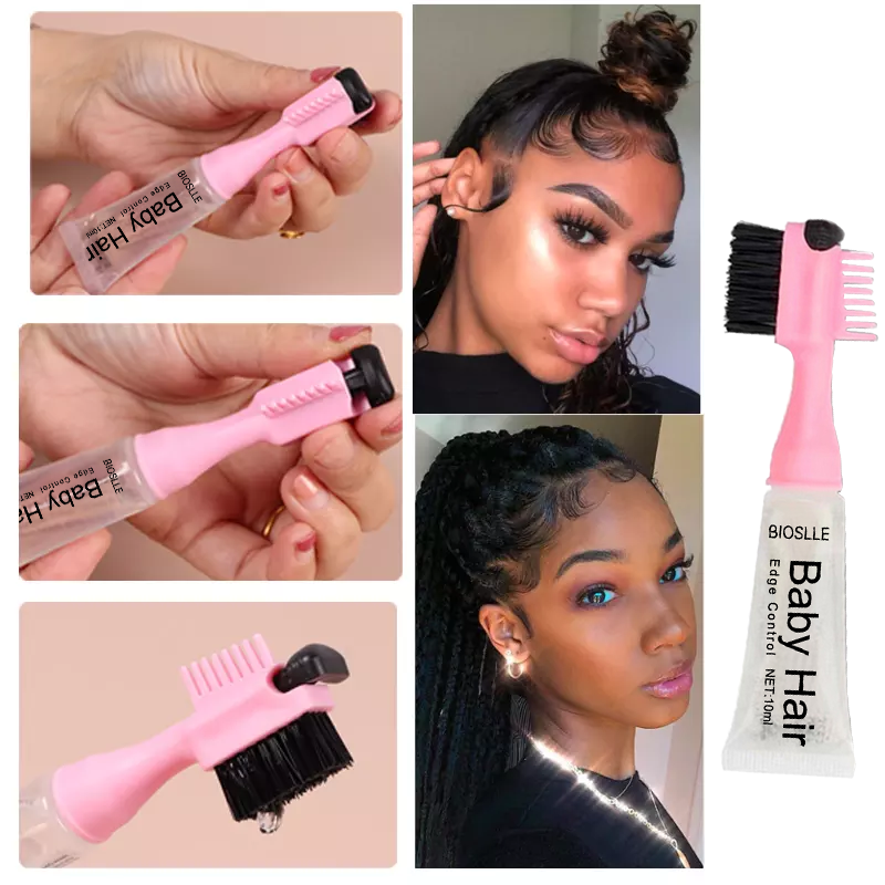 Baby Hair Gel Application