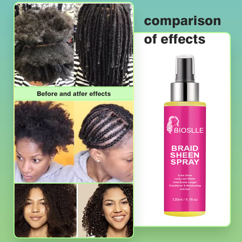 Braid Sheen Spray Application