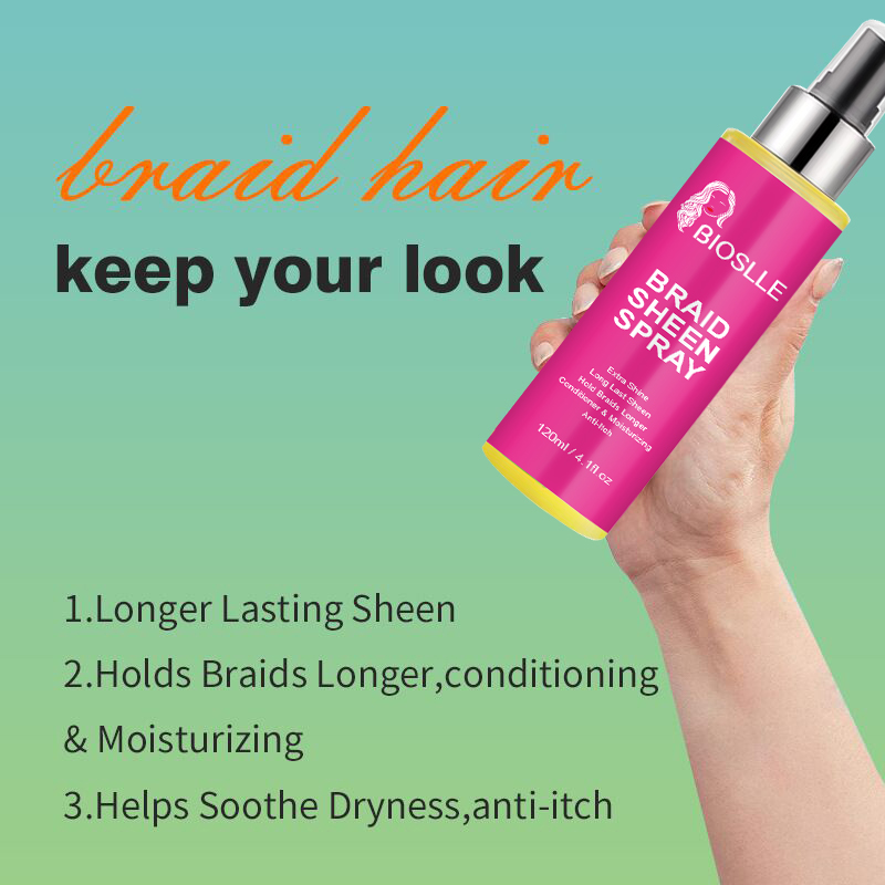 Braid Sheen Spray Results