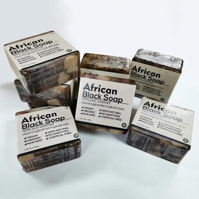 African Handmade Black Soap 120g 