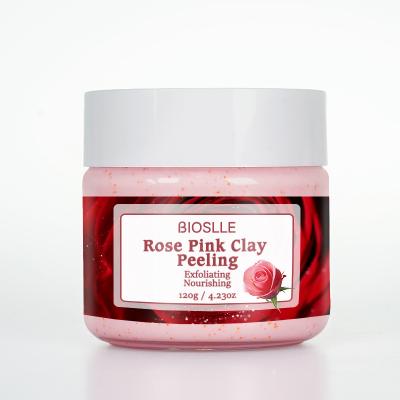 BIOSLLE Rose Pink Clay Peeling 120g