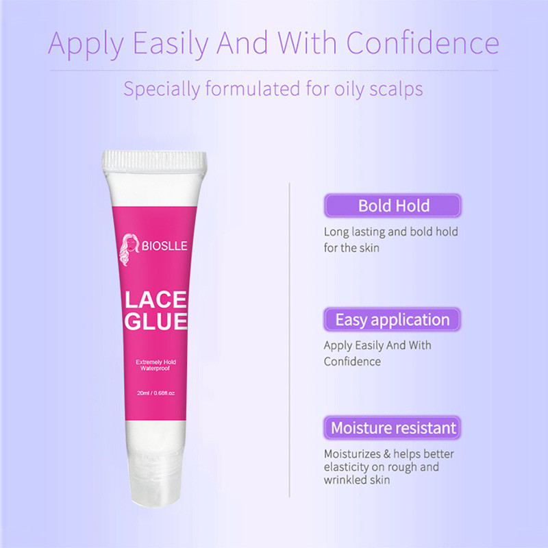 BIOSLLE White Tube Lace Glue Adhesive 20ml  