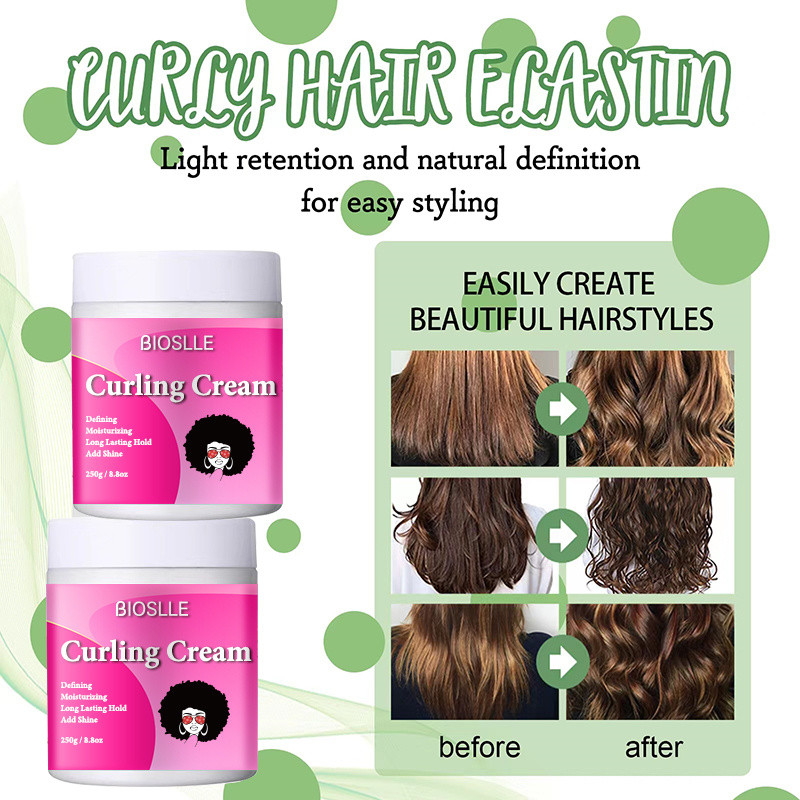 Hair Curling Cream Custom Logo