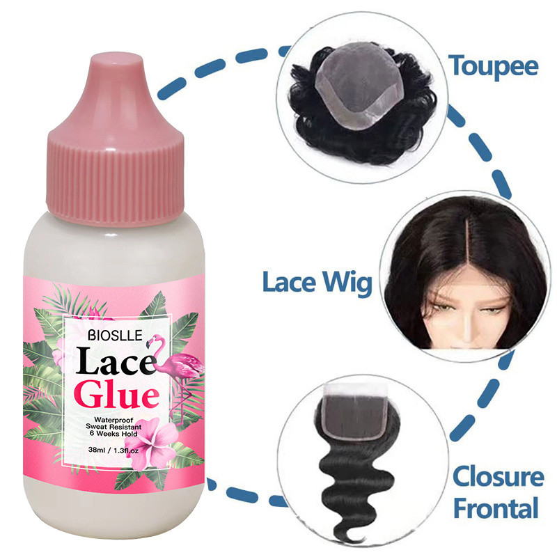 Lace Glue 38ml Pink Cap Custom Logo