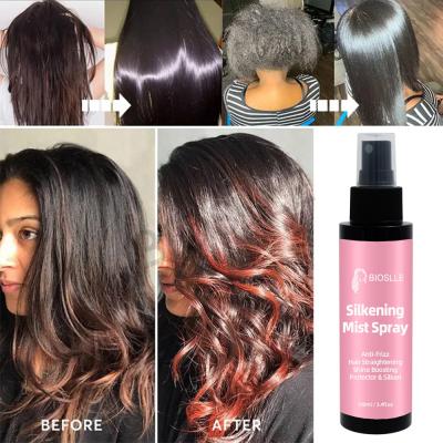 Private Label Ainti-Frizz Control Hair Shiny Heat Protectant Silkening Mist Spray for Hair